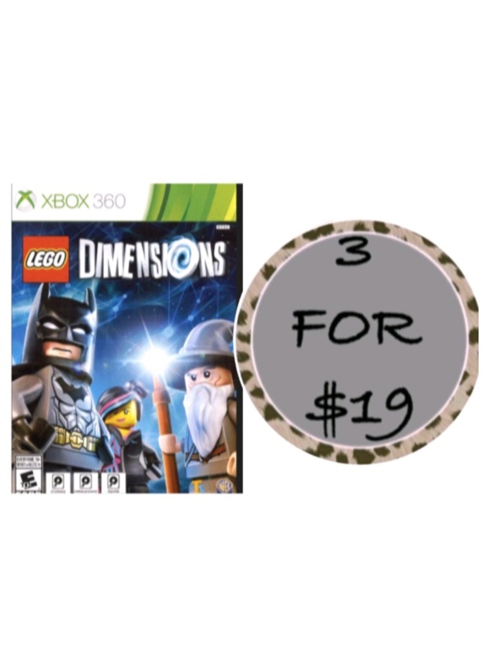 3/$19 LEGO Dimensions - Xbox 360 video game
